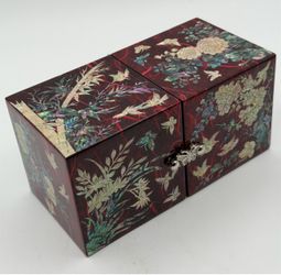 Mother of Pearl Lacquer Jewelry Box