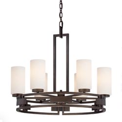 Designers Fountain DEL RAY CHANDELIER in Flemish Bronze