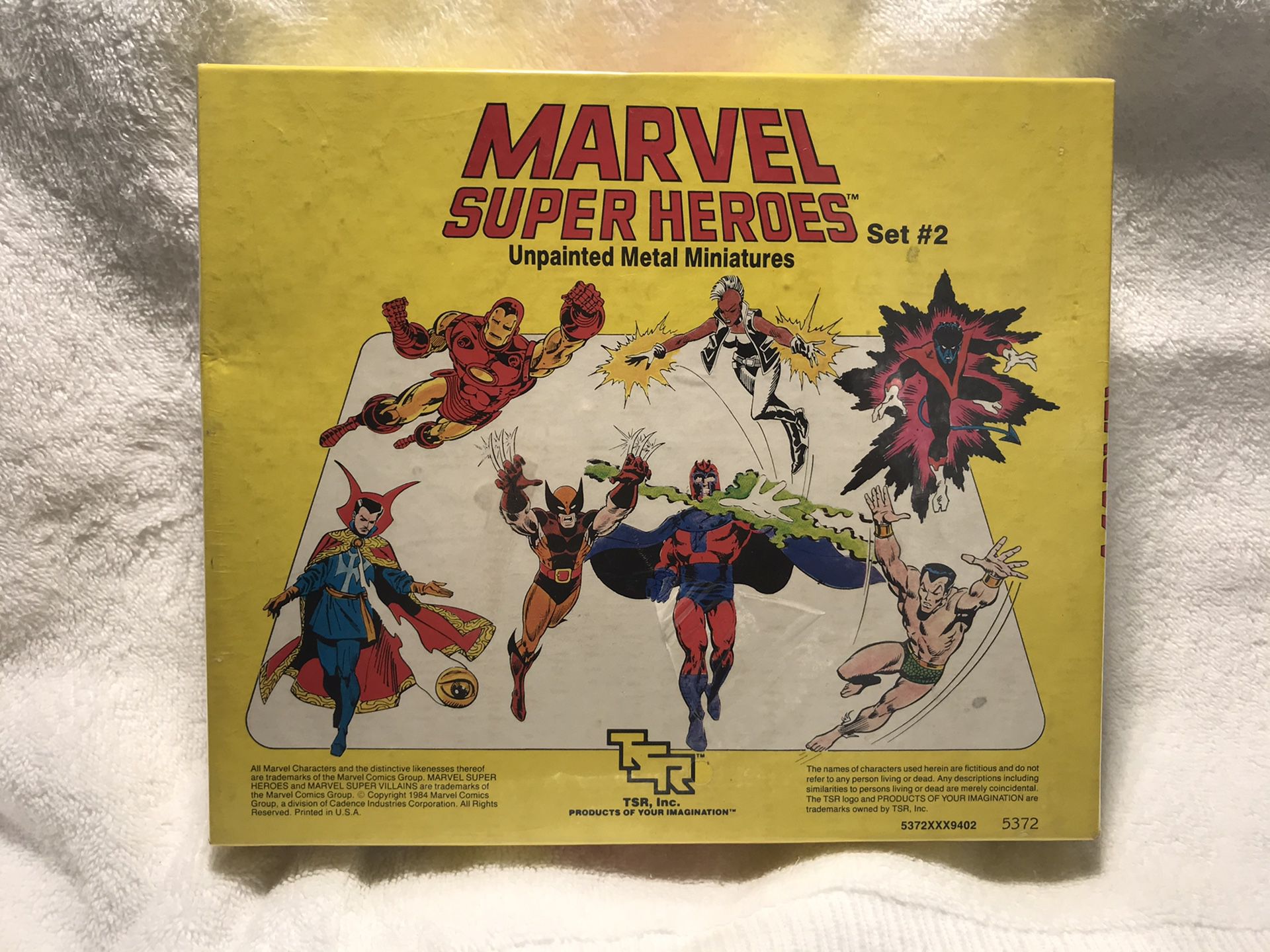 Vintage Rare Unopened Marvel Super Heroes Unpainted Lead Miniatures