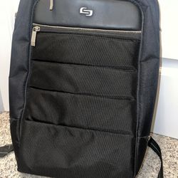 Solo Pro 15.6" Laptop Backpack - Black