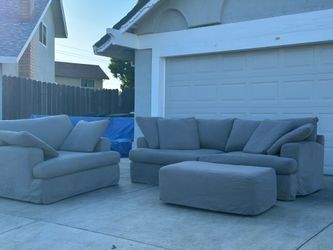 Free Delivery/ Macy’s Slipcovers Sofa set