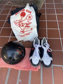 Bowling ball shoes, and back