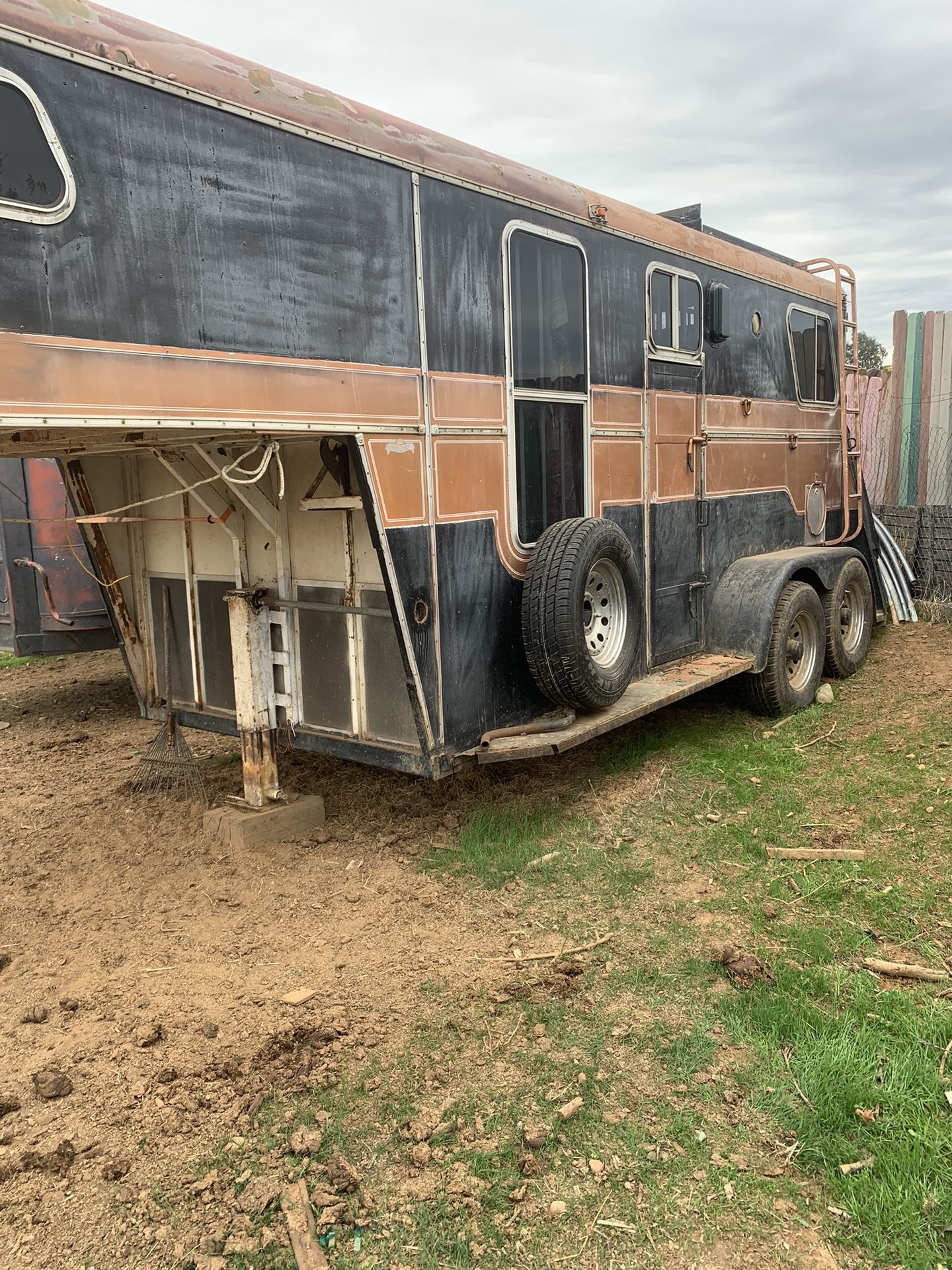 2 horse trailer