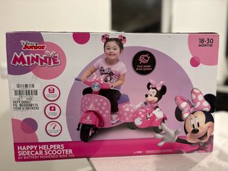 Disney Minnie Mouse Happy Helpers Sidecar Scooter