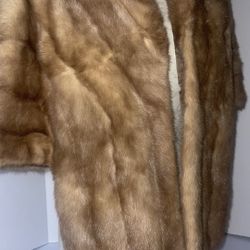 Mink Stole One Size 