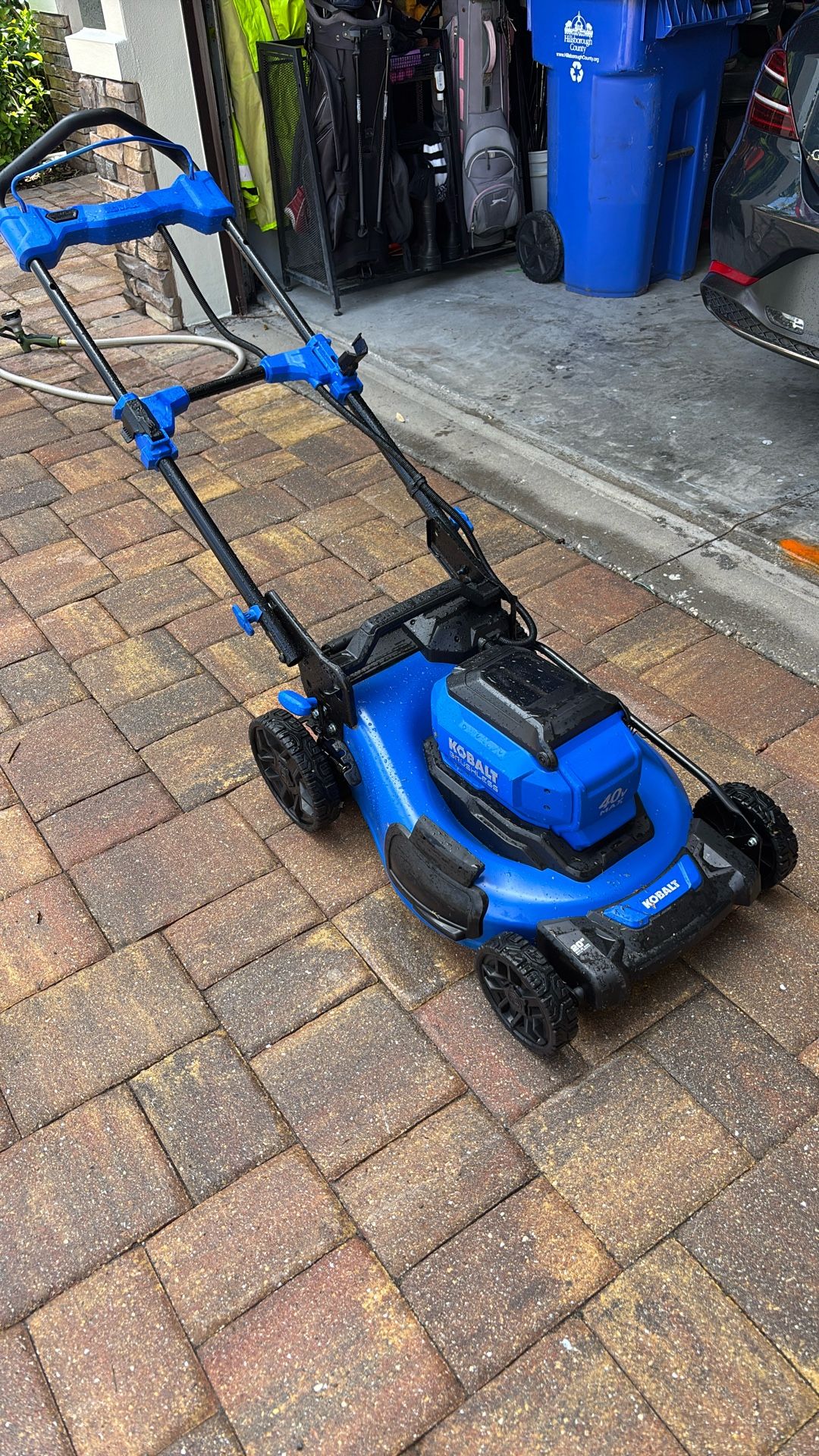 40 V Kobalt Battery Powered Lawn Mower