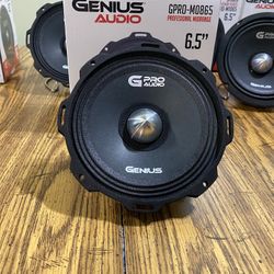New 6.5” Genius Audio Neodymium Super Slim Shallow Mount Loud Speaker  $60 Each  