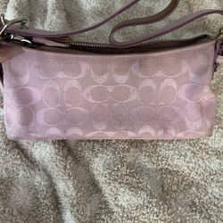 Pink vintage coach bag