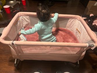 Pink bassinet
