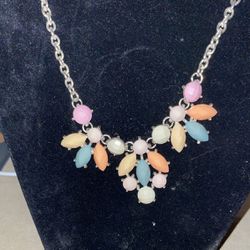 Summer Skys Statement Necklace 