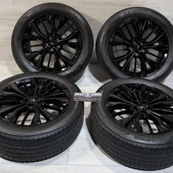 19” Inch Ford Escape OEM FACTORY Wheels ET 50 19x7.5 & Tires Bridgestone Ecopia 225/55/R19 Set of (4)