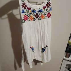Vestido Mexicano De Niña Talla 3
