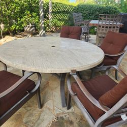 Outdoor Dining Table + 6 Chairs