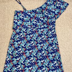 Women Summer Dress Size S/M Blue Teenager