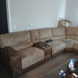 Brown Sectional