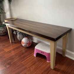 Solid Wood Dining Table Bench