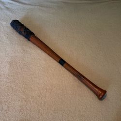 "LUCILLE" Negan's Replica Baseball Bat, The Walking Dead Cosplay Brown, Rubber Like New