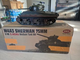 Taigen Sherman M4A3 RC Tank - Metal