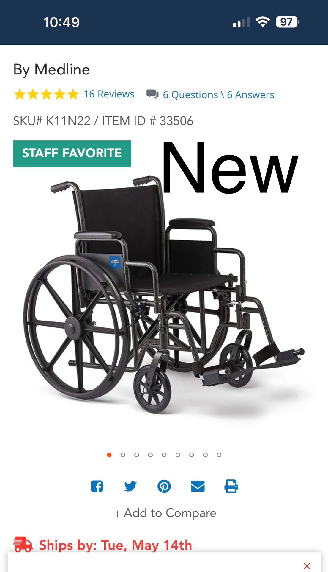 New Wheelchair