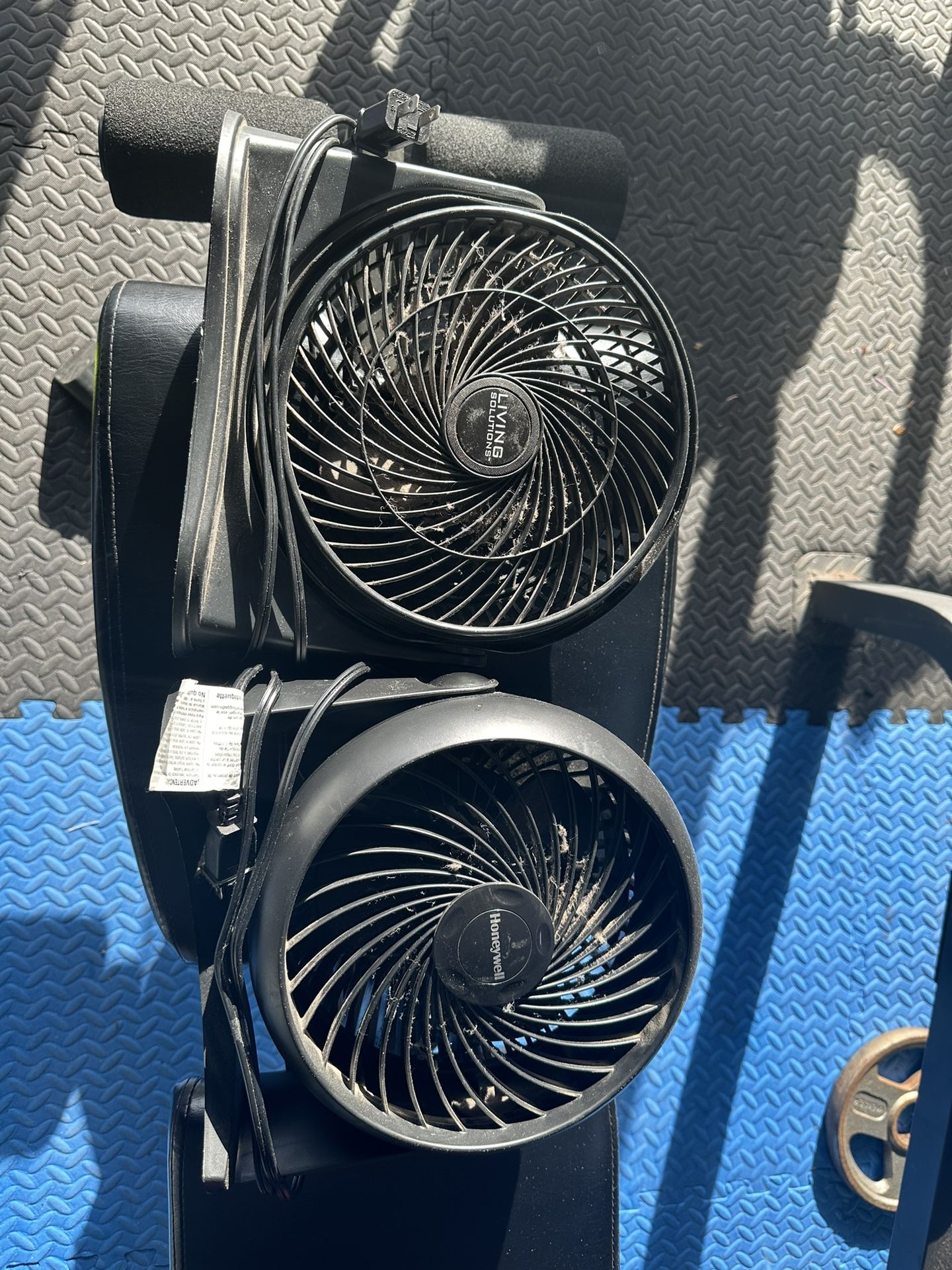 Two Small Plug In Fans