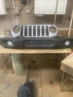 Jeep Grill And Front Bumper