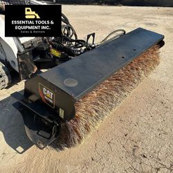 2019 Caterpillar BA118C 82" Skid Steer Sweeper Angle Broom Attachment CAT