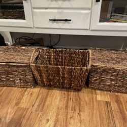 3 Ashland Storage Decorative Baskets