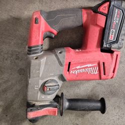 Milwaukee M18 Fuel SDS Plus Rotary Hammer W/ Battery