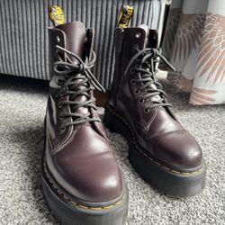 Dr Martens Platform Zip Boots