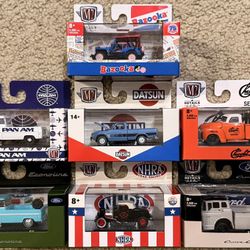 M2 Machines Die-Cast Car Lot - 7 Collectible Vehicles