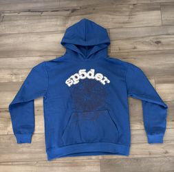 Sp5der Hoodie Blue