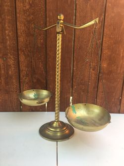 Brass Balance Scales