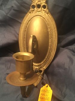 Brass Wall Sconce