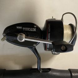 Mitchell 300A reel & Shakespeare Ugly Stic XL Rod