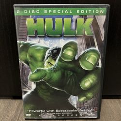 Hulk 2 Disc Special Edition Fullscreen Movie DVD with Case