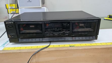 Sony dual cassette player.
