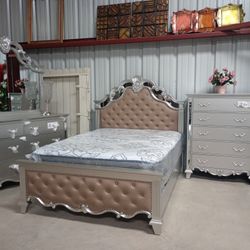 Glam Style Bedroom Set 