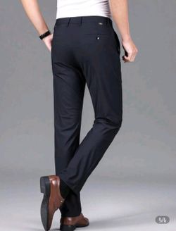Navy Blue Men's Dress Pants 