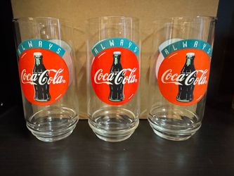 Vintage Coca Cola glasses