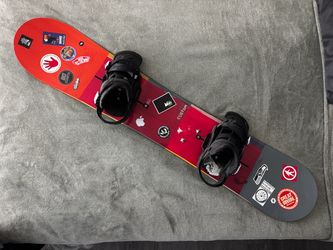 Burton Custom 165 with Burton Mission bindings