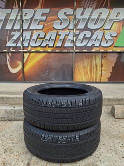 235/55/18 Used Tires – Set of 2. COOPER ENDEAVOUR PLUS