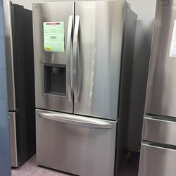 LG Smart Counter-Depth Max French Door Refrigerator, Stainless Steel, 26 Cu. ft.