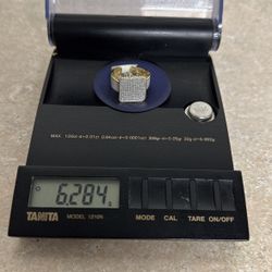 Men’s 10k Diamond Cluster Ring (6.2 Grams) 