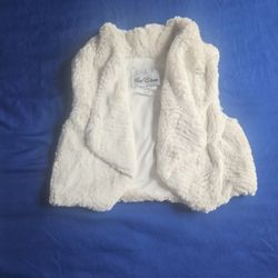 Faux Fur Vest 100% Polyester Size 4T/4