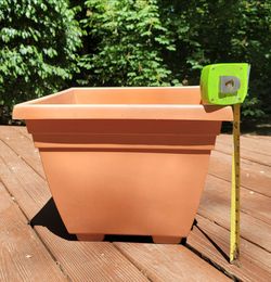 Terracotta Square Plastic Planter