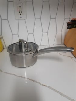 T-FAL Small Pot W/Lid In Excellent Used Condition