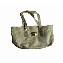 Michael Kors Gold Canvas Tote Bag – Medium
