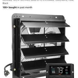 Vevor 16” Exhaust Fan With Temp Control 