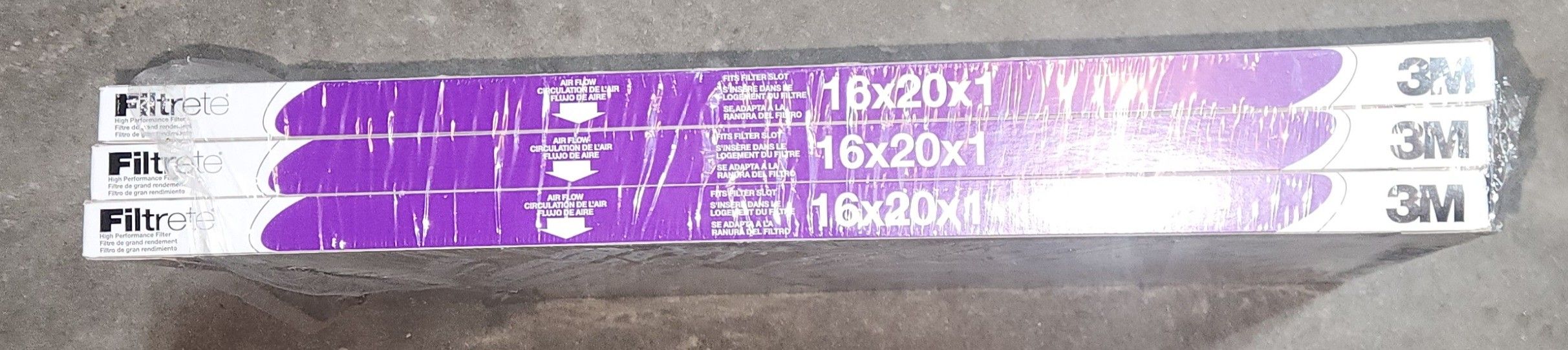 3 x 16x20x1 New 1500 Filter (Filtrete)