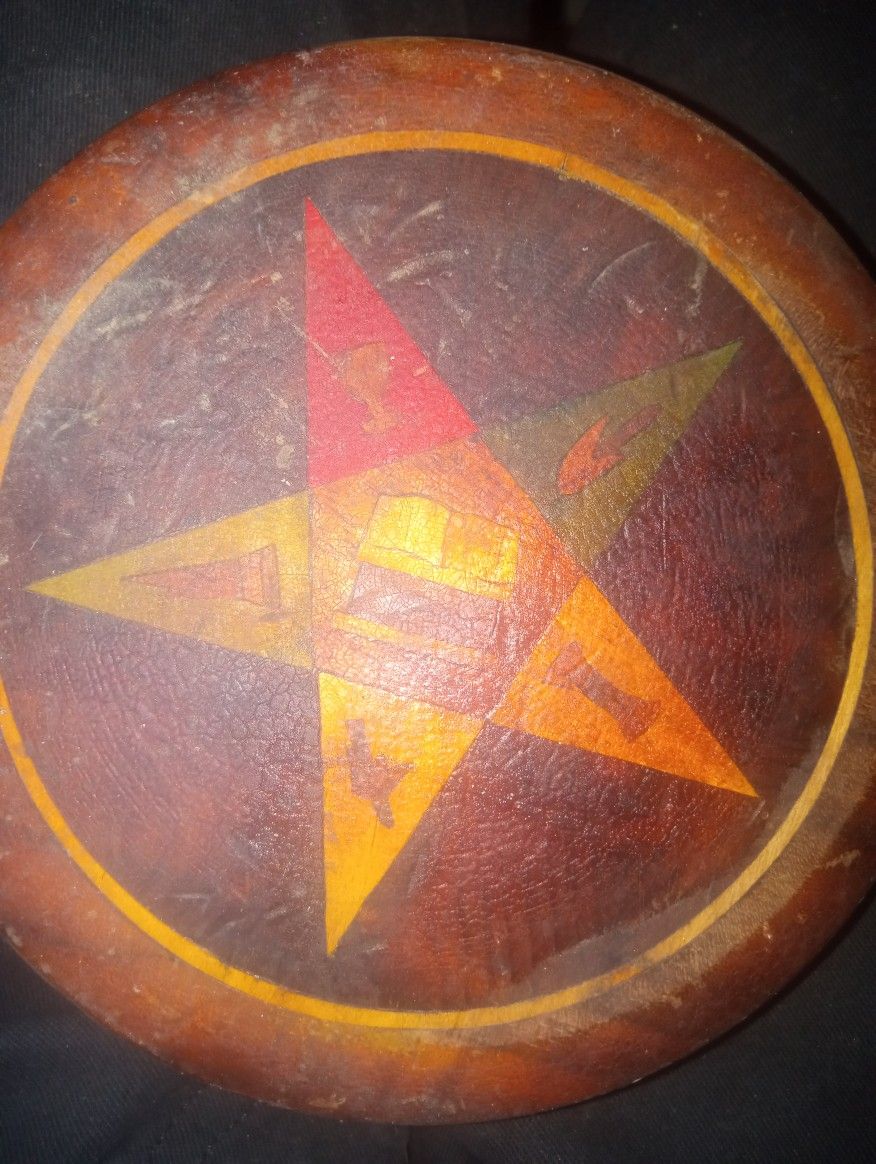Antique Masonic Order Pendant Eastern Star